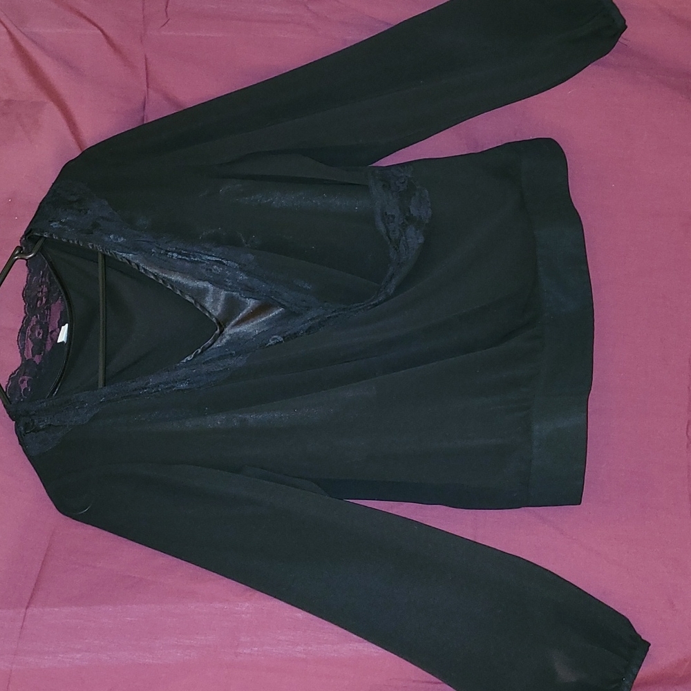 Black Dress Blouse